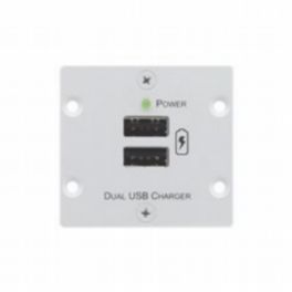 Kramer W-2UC (B) Wall Plate Insert Dual USB Charger - Black